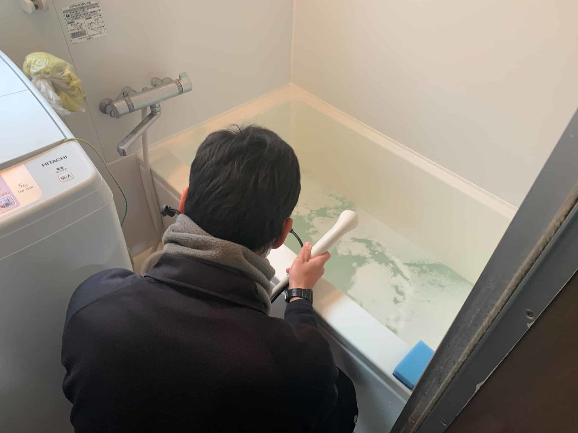 風呂釜洗浄の手順⑦